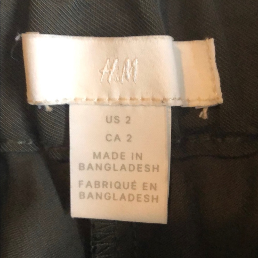 Army Green‎ Paper Bag Pants - Picture 5 of 8